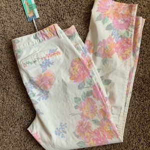 Floral Old Navy Ankle Pixie Pants